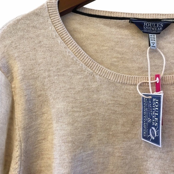 JOULES NWT Asha Rainbow Stripe Pullover Sweater Size 14 in Rainbow Heather - Picture 6 of 15